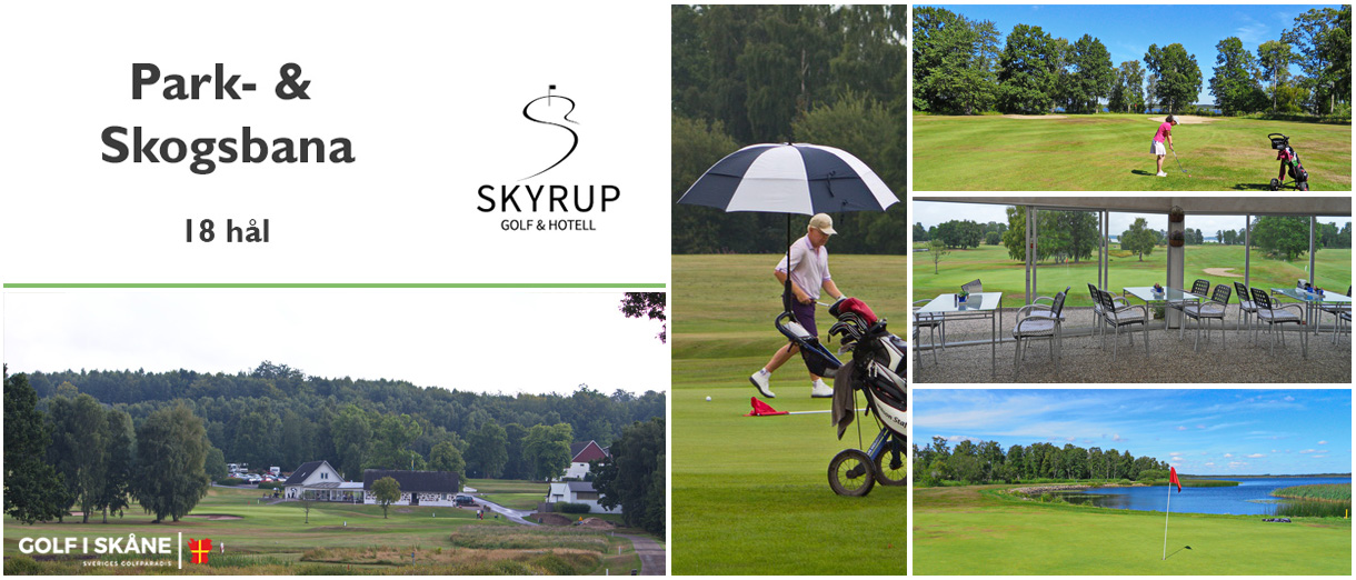 Golf i Skåne - Skyrups Golf & Hotell - Park- & Skogsbana 18 hål